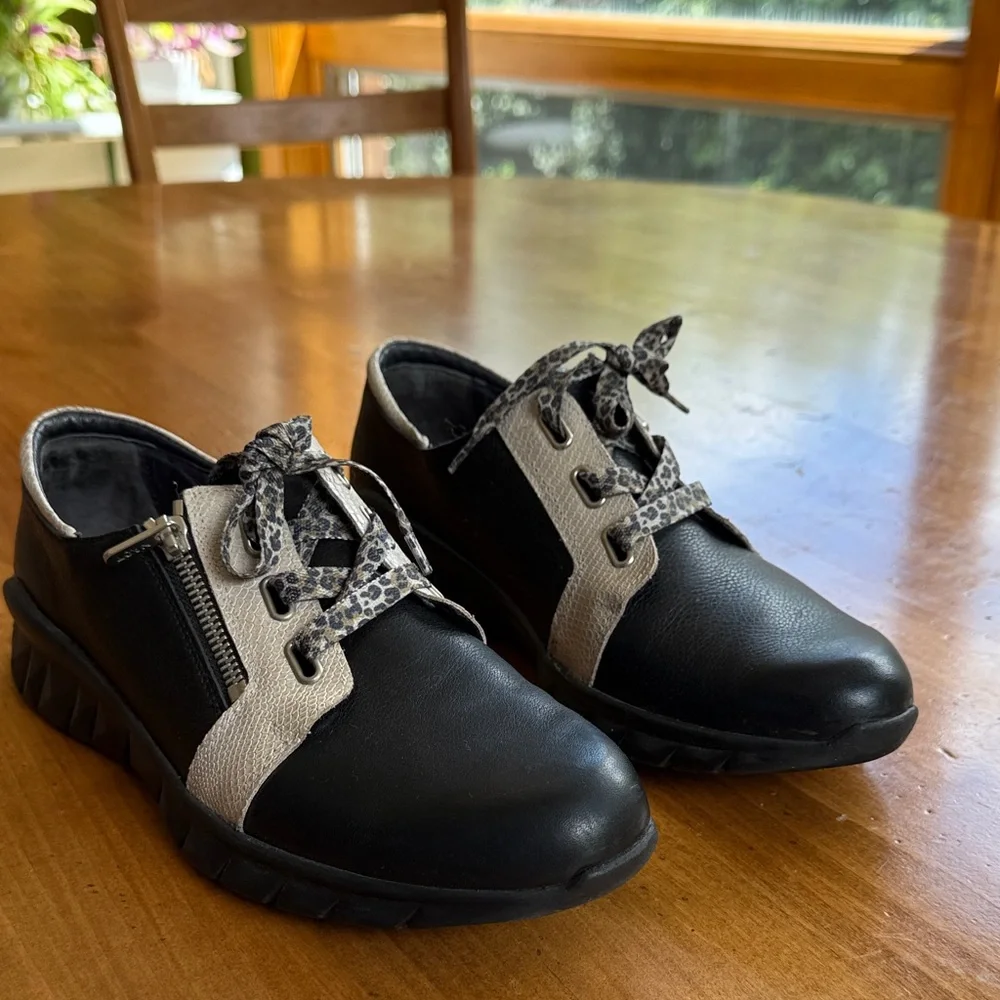 Naot Black and Gray Women's Sneakers - Picture 2 of 4